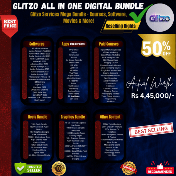 All in One Digital Bundle by Glitzo_Services